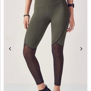 Fabletics high-waist mesh powerhold 7/8ths